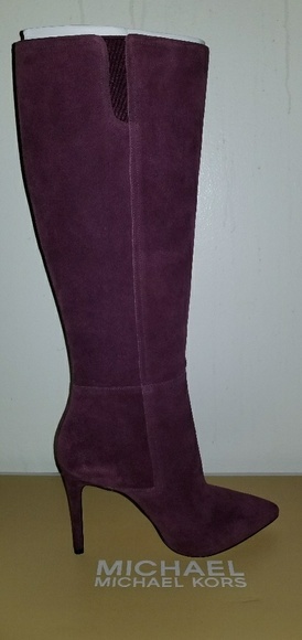 Michele Kors knee high stiletto boots - Picture 3 of 8